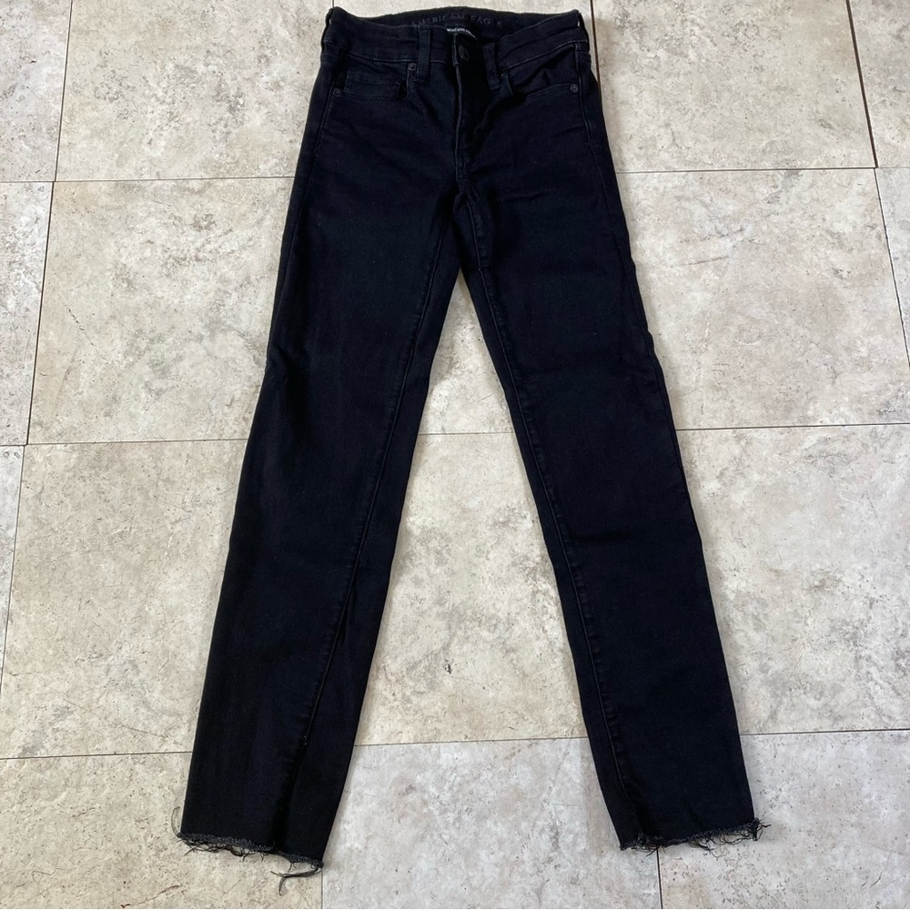 American Eagle Next Level Stretch Skinny Jeans Size 00 Long